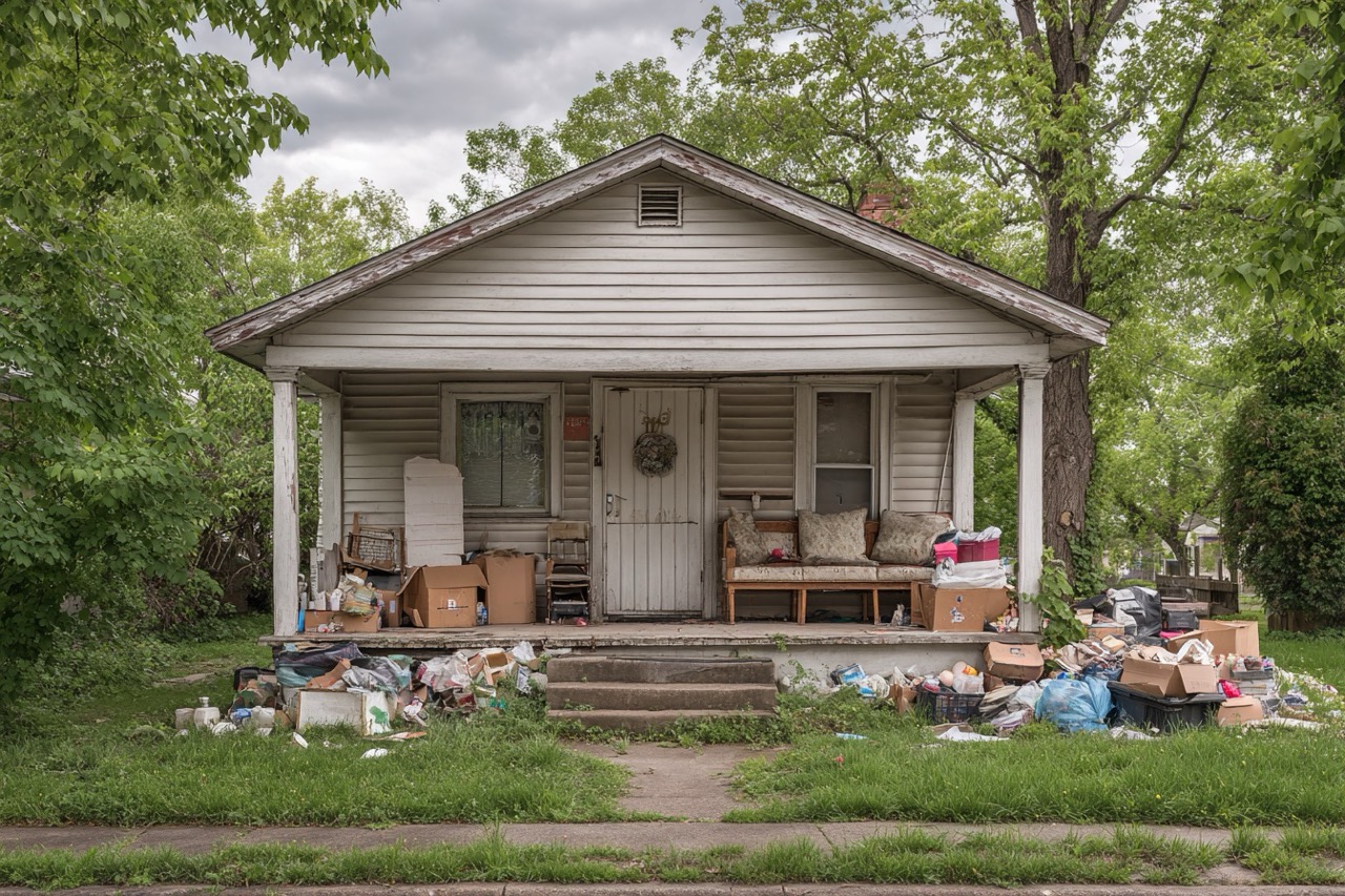 Selling a hoarder house in Kansas City Missouri with accumulated belongings