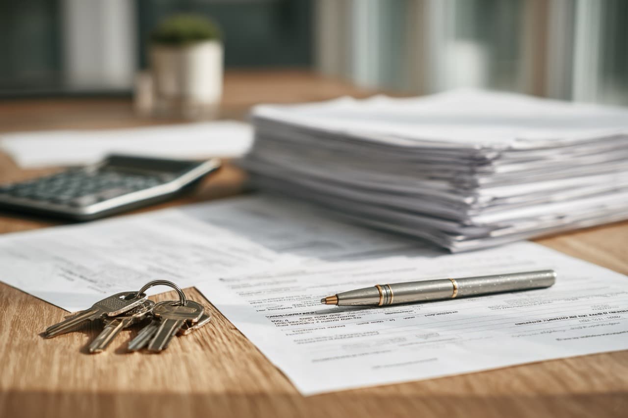 Real estate documents and paperwork for Kansas City Missouri FSBO home sale