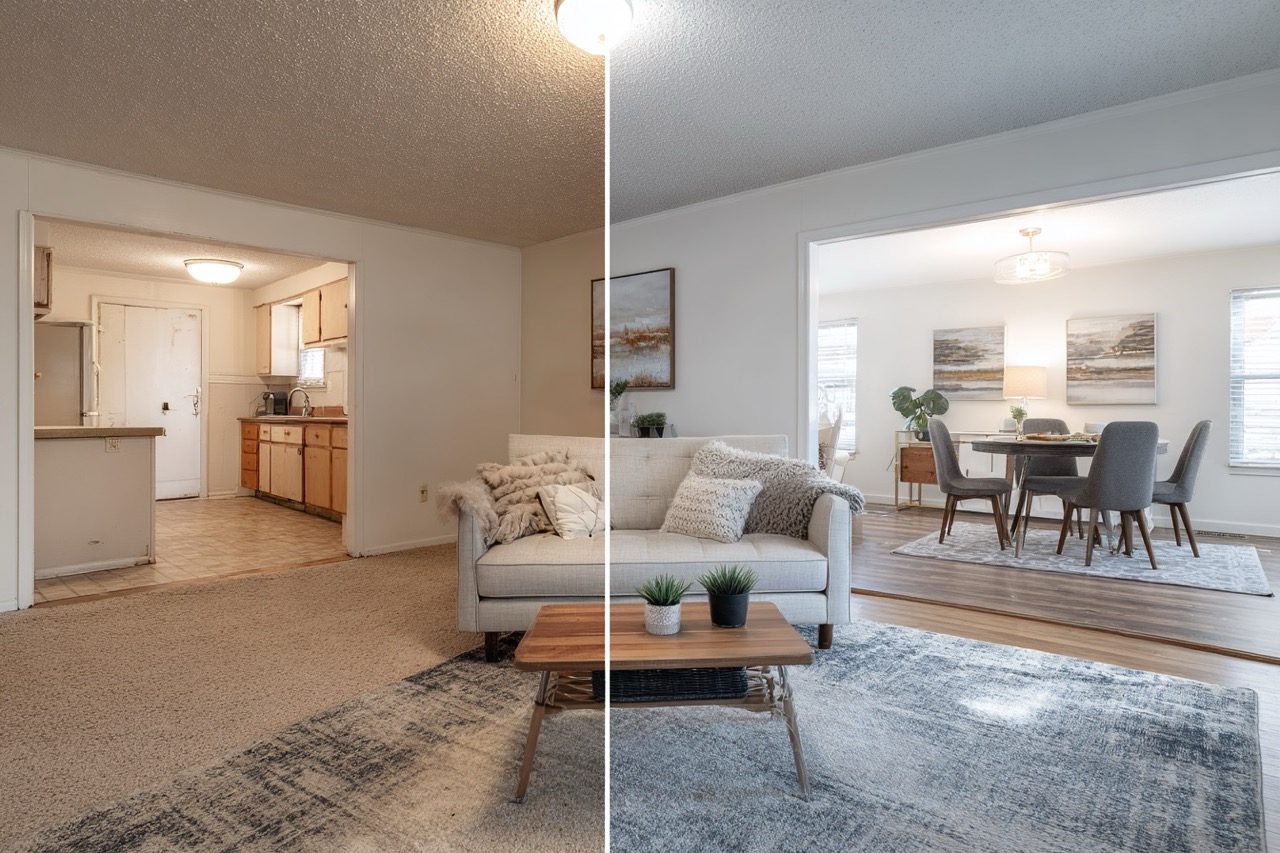 Cleaning and preparing hoarder house for sale Kansas City MO