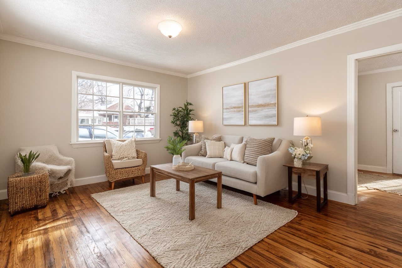 rental property staging kansas city mo interior preparation